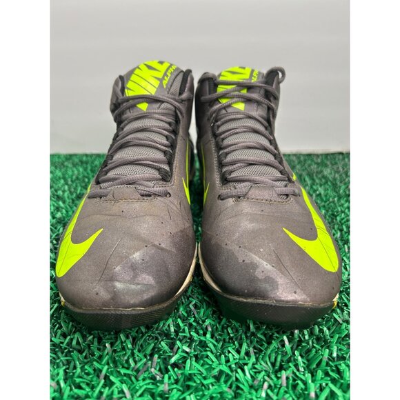 Nike Alpha Shark Football Cleats Men's Size‎ 10 Volt Gray 719952-010 - Picture 3 of 7